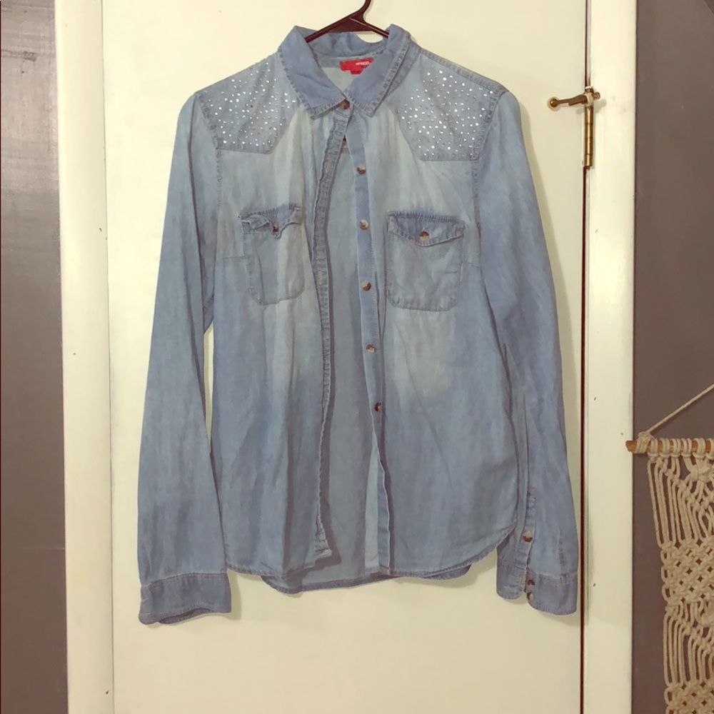 Denim top